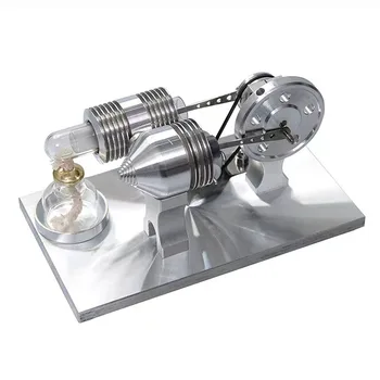 Stirling jeneratör Buhar Motoru Fizik Deney Popüler Bilim Yapma Buluş Oyuncak Modeli