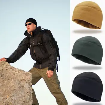 Sıcak Avcılık Kayak Baggy Şapka Kaput Kaflı Kasketleri Erkek Kadın Takke Askeri Taktik Kap Yürüyüş Kapaklar Polar Şapka