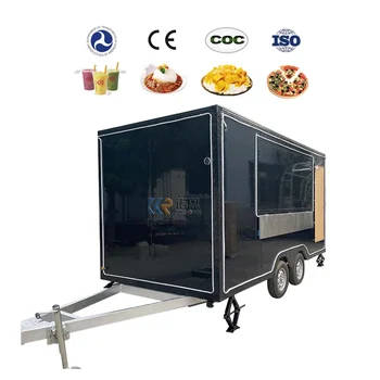 Sıcak Satış Gıda Römork Sepeti Hotdog Dondurma Ekmek gıda kamyon Kahve Ev Mutfak Ekipmanları Özelleştirilebilir
