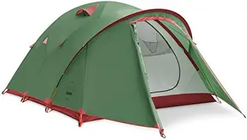 Sırt çantasıyla Çadır Ultralight 4 Kişi Hafif Kamp Çadırları 4 Kişi Yürüyüş Çadırları Alüminyum Çerçeve Çift Katmanlı