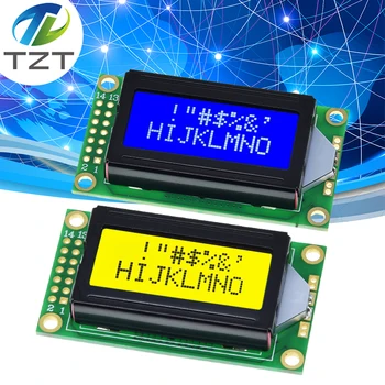 TZT 8x2 LCD Modül 0802 Karakter Ekran Mavi / Sarı Yeşil Arduino İçin