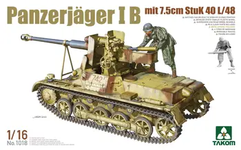 Takom 1018 1/16 ÖLÇEKLİ Panzerjager IB Mit 7,5 cm StuK 40 L48 (Plastik model)