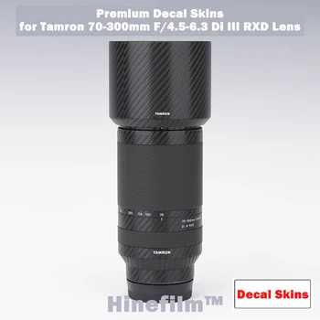 Tamron 70300 Lens Sticker Koruyucu Kapak Cilt Filmi Tamron 70-300mm F / 4.5-6.3 Di III RXD Lens Çıkartması Koruyucu Kapak Filmi