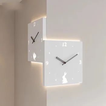 Tasarım Led 3d duvar saati İğneler Sanat Dijital Mutfak duvar saati s Modern Oturma Odası Horloges Murales Ev Dekorasyon MQ50WC