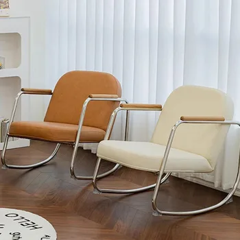 Tasarımcı Lüks Oturma Odası Sandalyeleri Kol Sallanan Salon Accent Sandalyeler Tumbonas Plaj Modern Taht Relax Fauteuil Veranda Mobilya