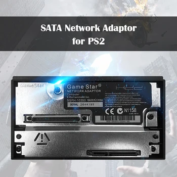 Taşınabilir Ağ Kartı Adaptörü İçin PS2 Oyun Konsolu SATA / IDE Arayüzü Evrensel Konsol 2.5 / 3.5 İnç HDD Sony Playstation 2 İçin