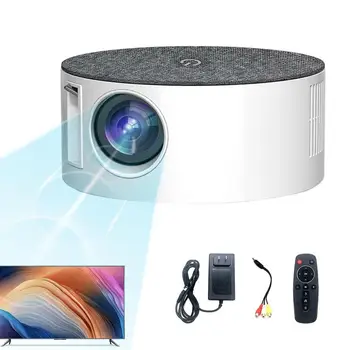 Taşınabilir Projektör T50 LED Mini LED Projektör Ev Medya Video Akıllı Oyuncu HD 1080P Ev Açık Sineması Film Projektörleri
