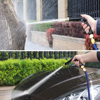 Taşınabilir Yüksek basınçlı Su Tabancası Temizleme Araba Yıkama Makinesi Bahçe Sulama Hortumu Memesi Yağmurlama pistola de agua bir presion