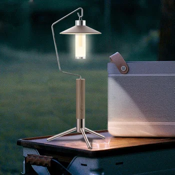 Taşınabilir kamp asılı raf kamp ışık masa standı açık fener asılı standı katlanabilir lamba destek standı kamp lambası