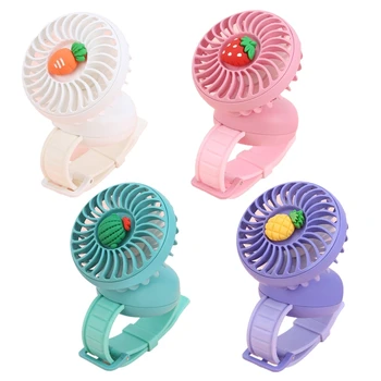 Taşınabilir İzle Fan yaz Mini taşıma bilek Fan dönebilen USB hava soğutma Fanı