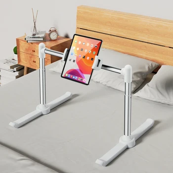 Telefon tutucu laptop standı Raf Yatak Katlanabilir Tablet Pad Tutucu Ayarlanabilir Açı Masaüstü Braketi döner bağlantı ayağı Klip Tutucu
