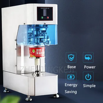 Ticari Mühür Makinesi Tam Otomatik Paket Servisi olan Restoran Plastik Tank içme şişesi Süt Çay Kapak Makinesi Kızarmış Pirinç kutu kapatma makinesi
