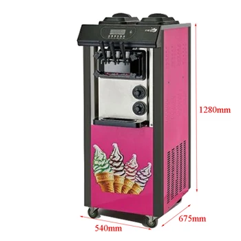 Ticari Yumuşak Dondurma Makinesi Tatlı Dondurma Yapmak dondurma yapma makinesi