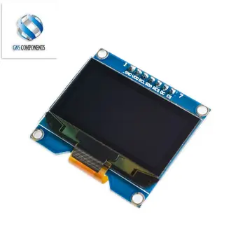 Toptan 1.54 inç 7PIN Beyaz OLED Ekran Modülü SSD1309 Sürücü IC için Uyumlu SSD1306 IIC / SPI Arayüzü 128 * 64