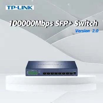 Tp-lınk 10 gb Ethernet Anahtarı Gigabit 10000 mbps SFP + Optik Bağlantı Noktaları Masaüstü Antminer 2.5 G Hub TL-ST1008f Internet Splitter