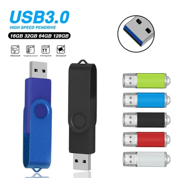USB 3.0 Flash Sürücü 64 GB 128 GB Kalem Sürücü 16 GB Pendrive 32 GB Disk Üzerinde Anahtar USB bellek Flash Disk özel logo usb flash sürücü