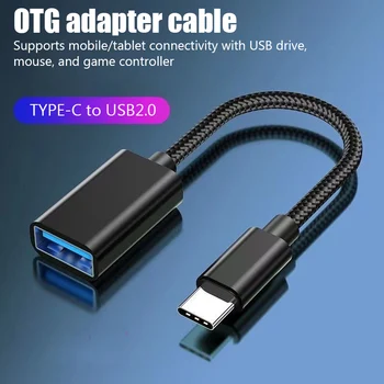 USB C USB Adaptörü OTG Kablo Tipi C Erkek USB Dişi Kablo Adaptörü Konektörü MacBook Pro Xiaomi Samsung C Tipi Dönüştürücü