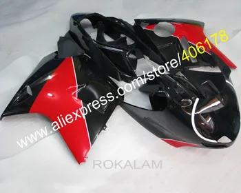 Ucuz 96 97 Set Honda CBR1100XX Blackbird 1996-2007 CBR 1100 XX Kırmızı Siyah Motosiklet (Enjeksiyon Kalıplama)