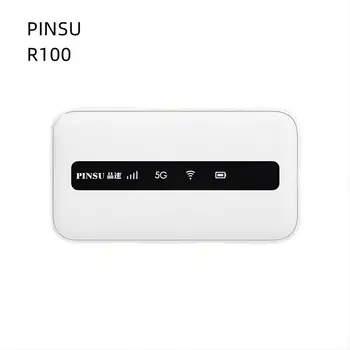 Unlocked PINSU R100 5G roter Wi-Fi 6 Çift çekirdekli NSA+SA Mobil Wi-Fi 5g sim kartlı router Qualcomm SDX55 modern 3600mAh Pil