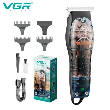 VGR Saç Düzeltici Profesyonel Saç Kesme Şarj Edilebilir Saç Kesme Makinesi Kablosuz Berber Edgers Kesici Clipper Erkekler için V-953