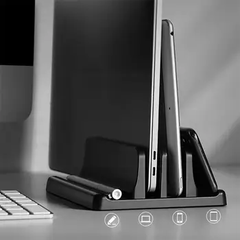 Vaydeer Plastik Dikey laptop standı Tutucu Ayarlanabilir Masaüstü Dizüstü Dock Yerden Tasarruf Sağlayan tablet telefon bilgisayar standı F9I8