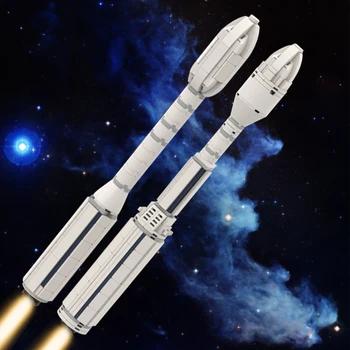 Vega ve Vega-C Ağır Saturn Roket Yapı Taşları Set Uzay Gemisi Fikir Araya Tuğla Oyuncaklar doğum günü hediyesi