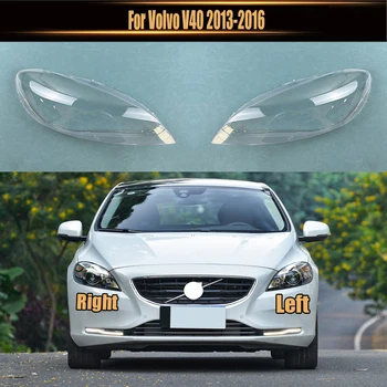 Volvo için V40 2013-2016 far camı Kabuk Şeffaf Far Kapağı Yerine Orijinal Abajur Pleksiglas