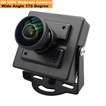 Webcam 4K UHD IMX415 Geniş Açı 170 Derece Yüksek Çözünürlüklü Bozulmasız Mini USB Kamera Akıllı Ev Endüstriyel Otomasyon