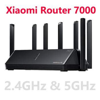 Xiao mi mi yönlendirici 7000 Üç Bantlı WiFi Tekrarlayıcı VPN 1GB Mesh USB 3.0 IPTV 4x2. 5G Ethernet Portları Modem sinyal amplifikatörü PPPoE