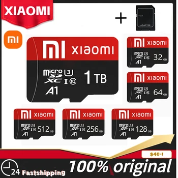 Xiaomi Hafıza Kartı Mikro TF Kart 2TB A1High Hızlı Flash Kart 1TB 512GB 32GB Genişletilmiş Veri Depolama Adaptörü İle Telefon/Kamera için