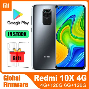 Xiaomi Redmi 10X / not 9 4G Küresel ROM 4GB RAM 128GB ROM Cep Telefonu MTK Helio G85 48MP Dört Kamera 5020mAh