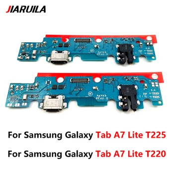 YENİ USB Hızlı şarj portu Şarj Kurulu Flex Samsung Galaxy Tab İçin A7 Lite T220 T225 Dock fiş konnektörü Mikrofon İle