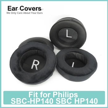 Yastıkları Philips SBC-HP140 SBC HP140 Kulaklık Earcushions Protein Kadife Pedleri Bellek Köpük Kulak Pedleri