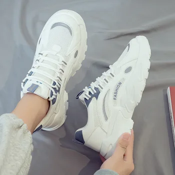Yaz Rahat Nefes Sneakers erkek Yeni Kore Versiyonu basit rahat ayakkabılar Açık Spor Harajuku Tarzı koşu ayakkabıları