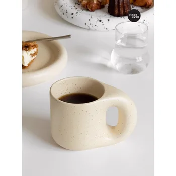 Yağ kupa yüksek görünüm özgün Tasarım Kahvaltı kahve fincanı küçük Su Bardağı 380ml