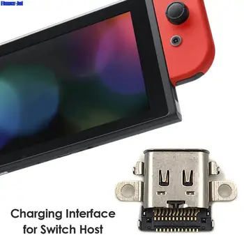 Yeni 1 ADET Oyun Konsolu Yedek USB C şarj portu şarj soketi Nintendo Anahtarı Oyun Ana Onarım Parçaları Aksesuarları