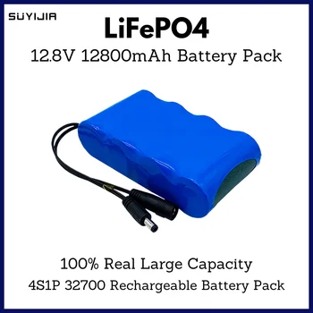 Yeni 4S1P 32700 12.8 V LiFePO4 12.8 Ah Lityum Demir Fosfat Pil Paketi elektrikli gemi vinci Denge BMS Kesintisiz Güç Kaynağı