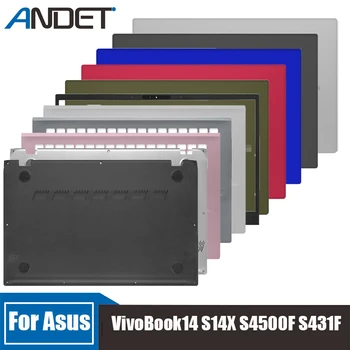 Yeni Asus VivoBook14 S14X S4500F S431F Lcd arka kapak Arka Kapak Klavye Çerçeve Üst Durumda Palmrest Üst Durumda Alt Kabuk