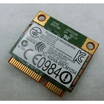Yeni Kablosuz Kart Broadcom BCM943228HM4L BCM4322 Yarım Mini Pcı-E Dell Latitude E6420 E5410 DW1530 802.11 A / b / g / n