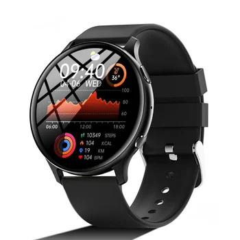 Yeni Sıcaklık Algılama akıllı saat Erkekler Smartwatch Spor Spor Bilezik Müzik Çalmak Bluetooth Çağrı Saati AI Ses Asistanı