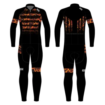 Yeni Uzun Kollu Skinsuit ZXU Trisuit SRBPOWER Triatlon Giyim Tulum Yüzme Bisiklet Koşu Wetsuit Rekabet Giyim