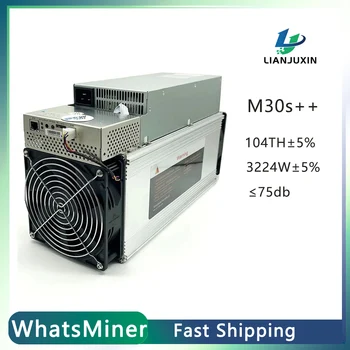 Yeni Whatsminer M30S + + 104T Madencilik Bitecoin Komple BTC Madencilik Makinesi Kripto Madenciliği Makinesi