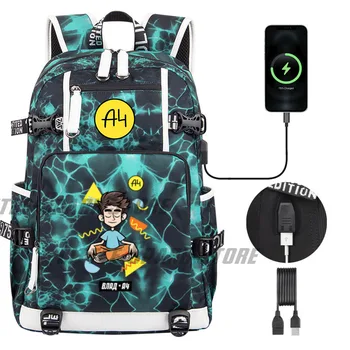 Yeni Çocuk Sırt Çantası Влад a4 Бумача yüksek kaliteli Erkek Kız okul çantası Öğrencileri okul sırt çantası Moda USB Şarj Laptop Sırt Çantası