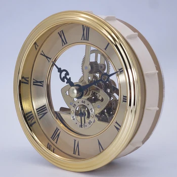 Yuvarlak 3D Küçük Dijital Duvar Saati Retro Altın Masa Saatleri Duvar Klasik Shabby Chic Aksesuarları Reloj Pared Ev Dekor YX50WC