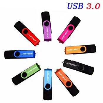 Yüksek Hızlı OTG USB 3.0 Flash Sürücü 64 GB mikro USB Kalem Sürücü 32 GB Ücretsiz Özel Logo Memory Stick Siyah Pendrive Yaratıcı Hediye 16 GB