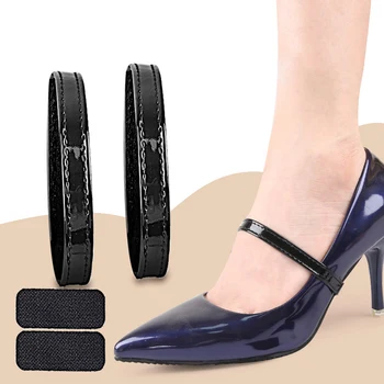 Yüksek Topuklu Anti-gevşek Ayakkabı Bağcığı Tutan Tembel Paket Shoestrings kaymaz Bağcıkları Bağlama Olmadan Bağları Ayakkabı Aksesuarları