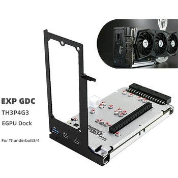 Yükseltilmiş TH3P4G3 Thunderbolt uyumlu GPU Ekran Kartı Dock Dizüstü Harici Grafik Kartı Macbook Notebook için PD 60W 40Gbps