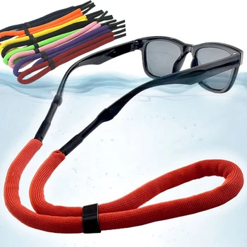 Yüzen Köpük Zincir Gözlük Sapanlar Katı Spor Gözlük Kordon Gözlük Askısı Kordon Ayarlanabilir Kaymaz Dize Kordon Tutucu