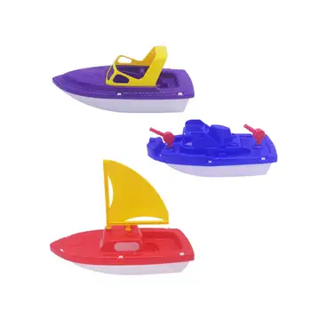 Yüzen Tekne Banyo Oyuncakları Duş Oyunu Yaratıcı Pürüzsüz Küvet Tekneler Gemi Oyuncaklar için Parti İyilik Doğum Günü Okul Öncesi Duş Hediye
