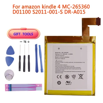 ZQTMAX 890mAh Pil İçin Amazon Kindle 4 5 6 D01100 515-1058-01 MC-265360 S2011-001-S Pil Araçları İle